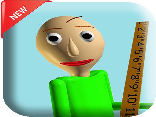 angry baldi s basics cartoon - browser game screenshot