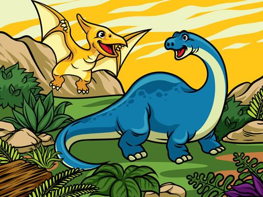 Antient Dinosaurs Memory - browser game screenshot