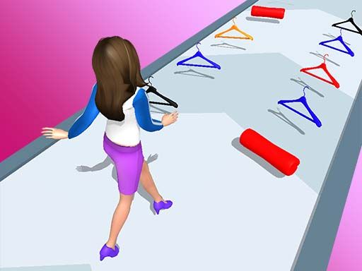 Lucky Beauty Perfect Dressup Running 3D - browser game screenshot
