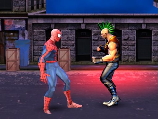 Spiderman: Street Fighter - browser game screenshot