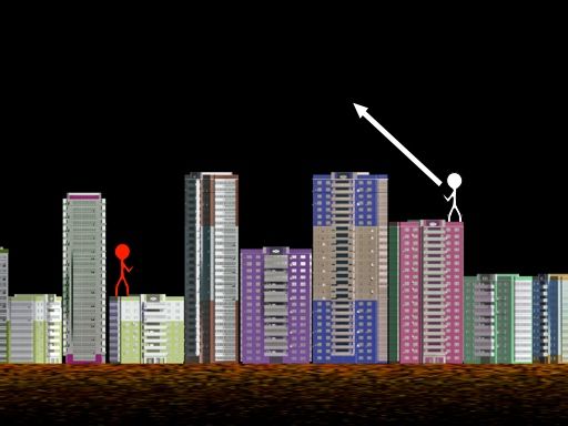 Throw Bomb - browser game screenshot