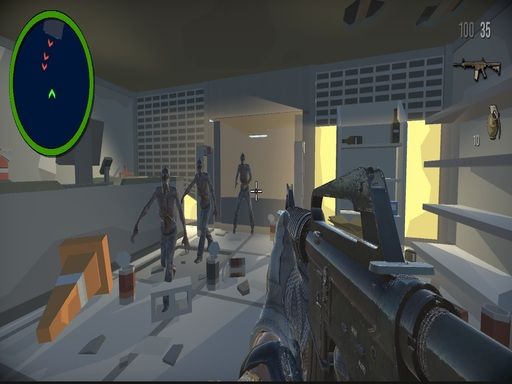 Private Zombie Wave - browser game screenshot
