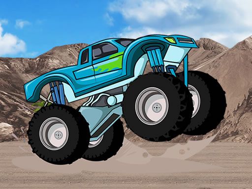 Monster Truck Wheels 2 - browser game screenshot