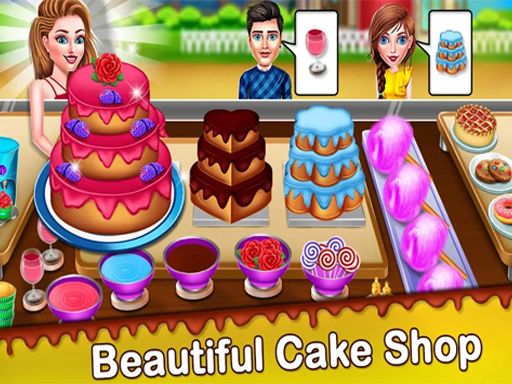 Cake Shop Pastries & Waffles - browser game screenshot