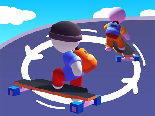 Flip Skater Rush 3D - browser game screenshot