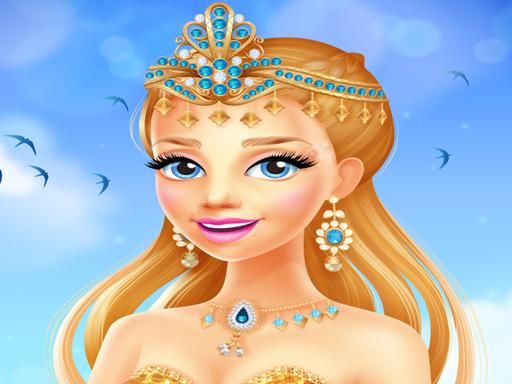 Princess Cool - Coloring Street Book Paint Game - browser game screenshot