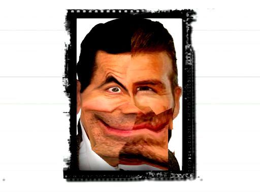 Funny Mr Bean Face HTML5 - browser game screenshot