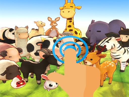 Touch Animals - browser game screenshot