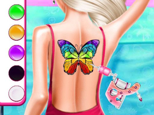 Fashion Tattoo Studio 4 - browser game screenshot