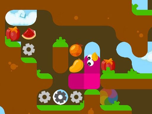 Snakefalls - browser game screenshot