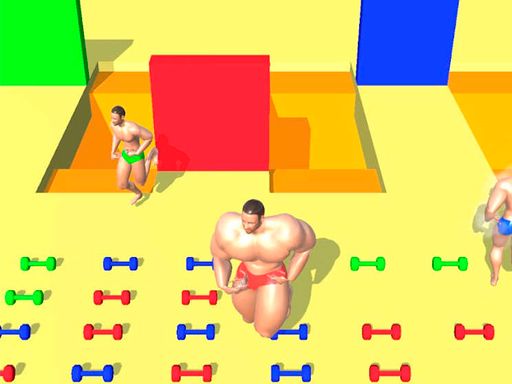 Muscle run - browser game screenshot