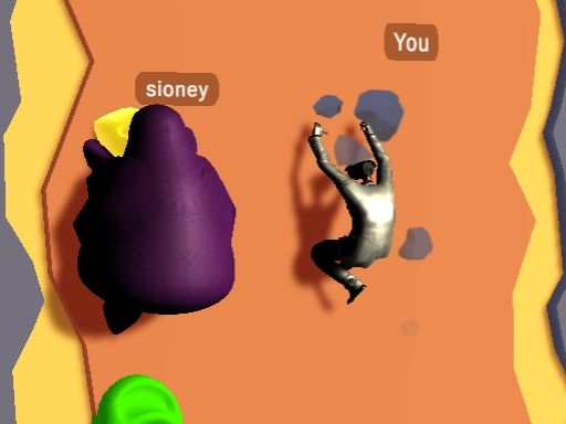 Skibidi vs Grimace Climber Race - browser game screenshot
