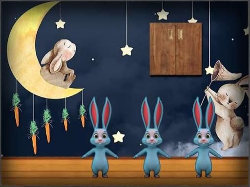 Amgel Bunny Room Escape 2 - browser game screenshot