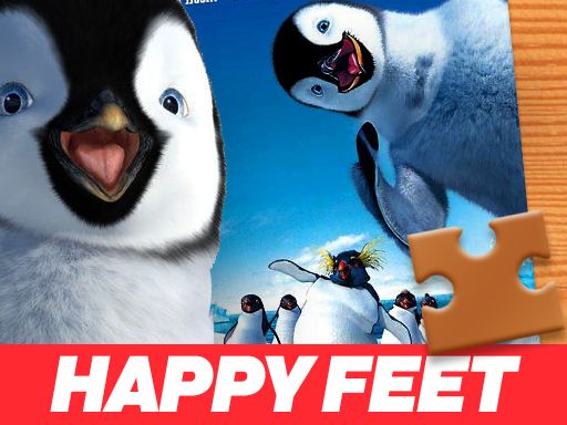 Happy Feet Jigsaw Puzzle - browser game screenshot