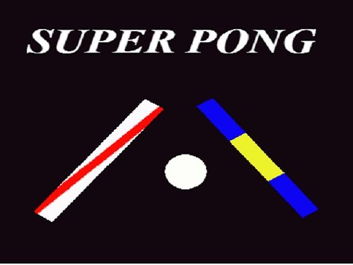 Super pong - browser game screenshot