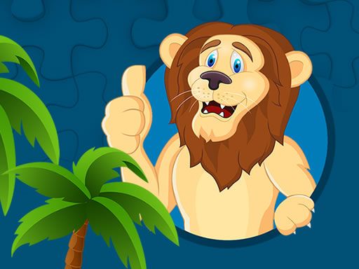 Strong Lions Jigsaw - browser game screenshot