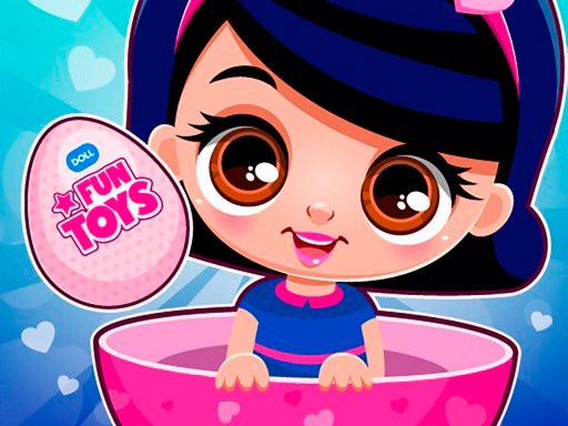 Cute Dolls: Open Eggs - browser game screenshot