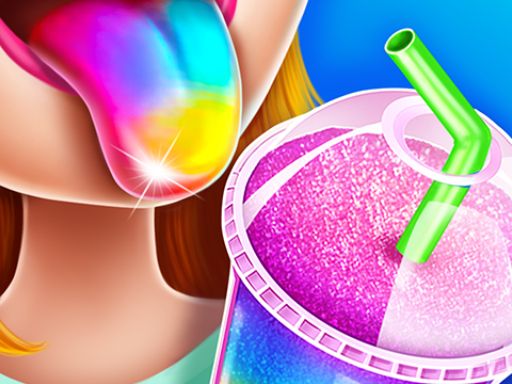 Unicorn Ice Slush Maker - browser game screenshot