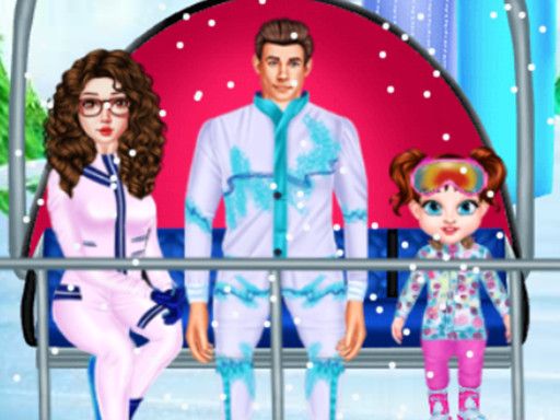 Baby Taylor Skiing Fun - browser game screenshot