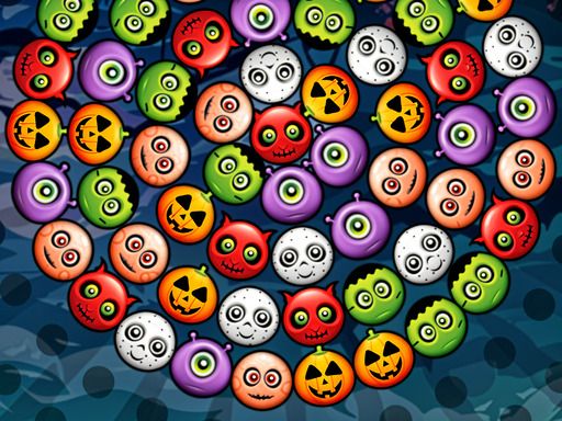 Bubble Wheel Halloween - browser game screenshot