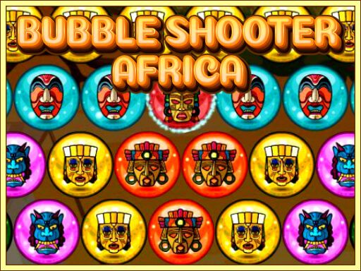 Bubble Shooter Africa - browser game screenshot