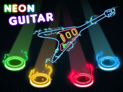 Neon Guitar - browser game screenshot