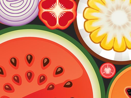 Merge Veggies - browser game screenshot