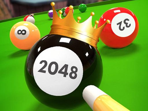 2048 Billiards 3D - browser game screenshot