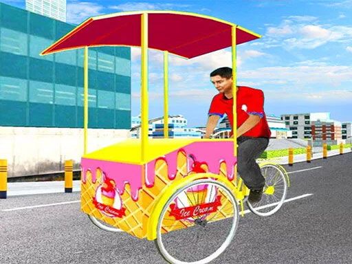  City Ice Cream Man Free Delivery Simulator Game 3 - browser game screenshot