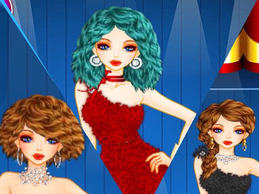 Fashion Girl Dressup - browser game screenshot