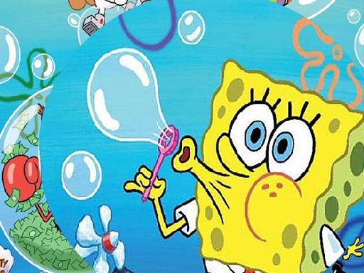 SpongeBob Bubble Shoot - browser game screenshot