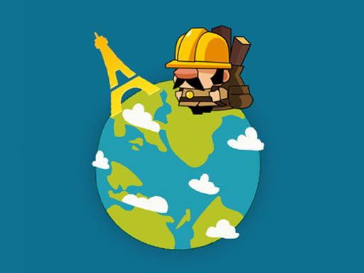 Around The World In 2 Seconds - browser game screenshot