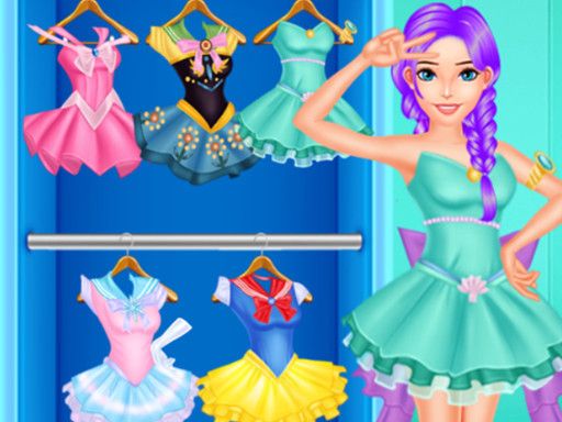 Fashion Girl Cosplay Sailor Challenge - browser game screenshot