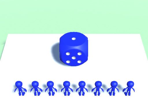 Army Roll Push - browser game screenshot