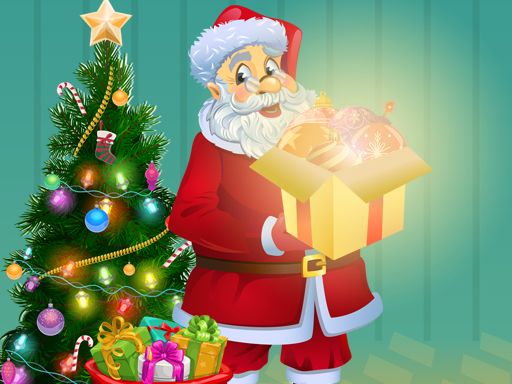 Christmas Santa Lights - browser game screenshot