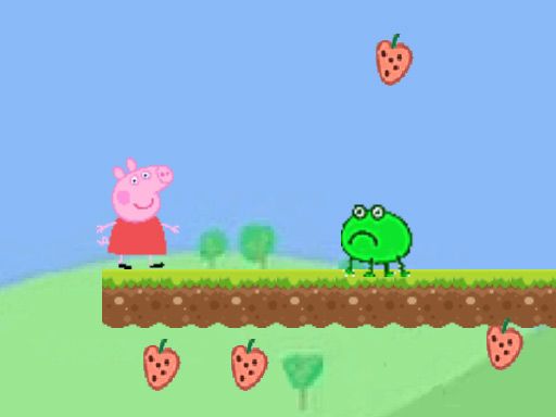 Peppa Pig Strawberry Game - browser game screenshot