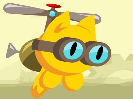 FlapCat Copters - browser game screenshot