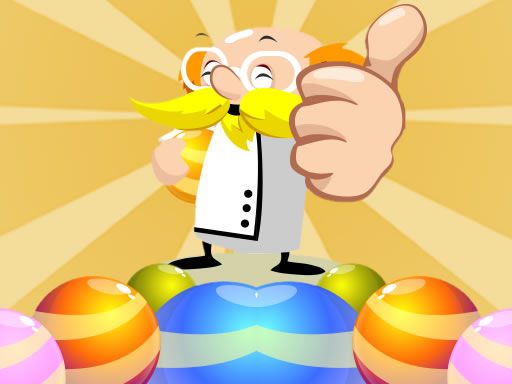 Professor Bubble Shooter - browser game screenshot