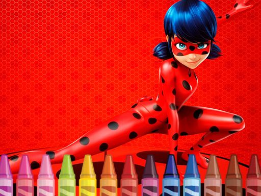 Miraculous Ladybug Coloring Miraculous Ladybug Coloring - browser game screenshot