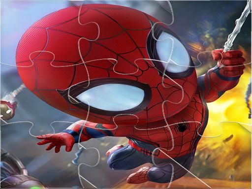 Spiderman Match3 Puzzle Online - browser game screenshot