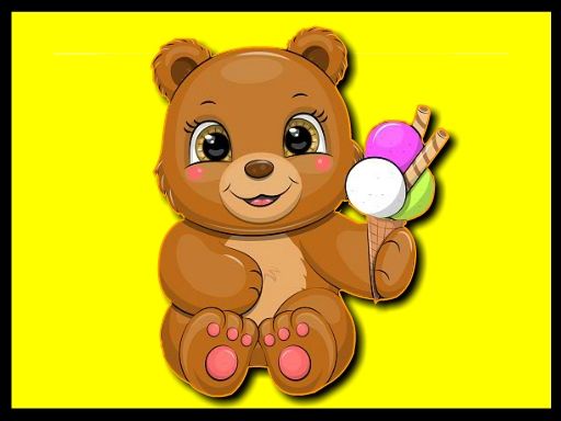 Cute Bear Memory - browser game screenshot