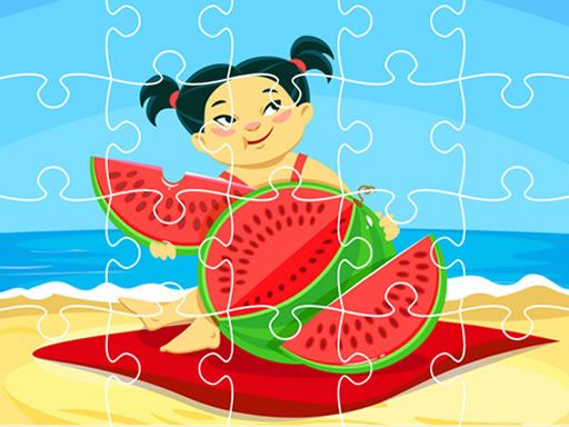 Summer Foods Jigsaw - browser game screenshot