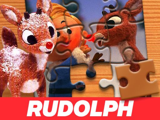 Rudolph Jigsaw Puzzle Rudolph Jigsaw Puzzle - browser game screenshot
