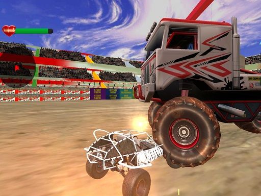 Crazy Buggy Demolition Derby - browser game screenshot