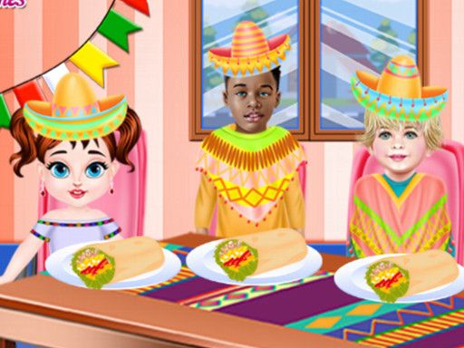 Baby Taylor Mexican Party - browser game screenshot