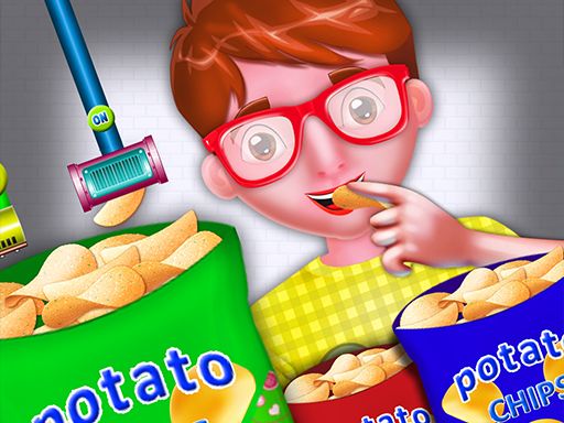Potato Chips Food Factory Game - browser game screenshot
