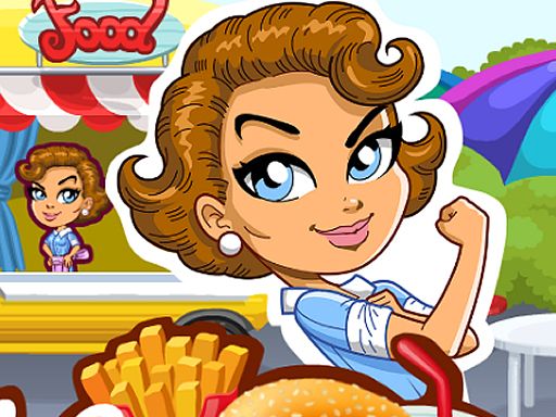 Julias Food Truck - browser game screenshot