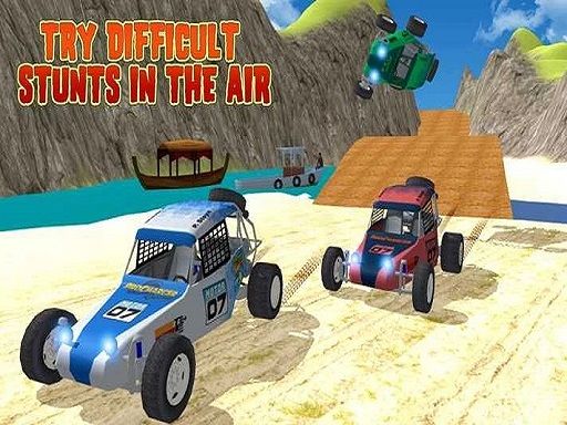 Offroad Kart Beach Stunt : Buggy Car Drive Game - browser game screenshot