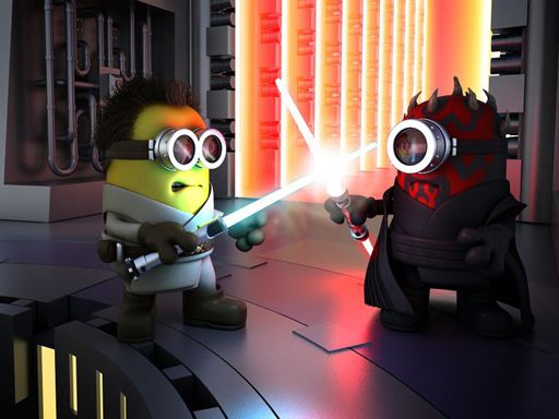 Minions Star Wars Jigsaw Puzzle Minions Star Wars Jigsaw Puzzle - browser game screenshot
