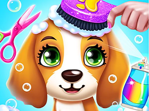 Puppy Friends Pet Dog Salon - browser game screenshot